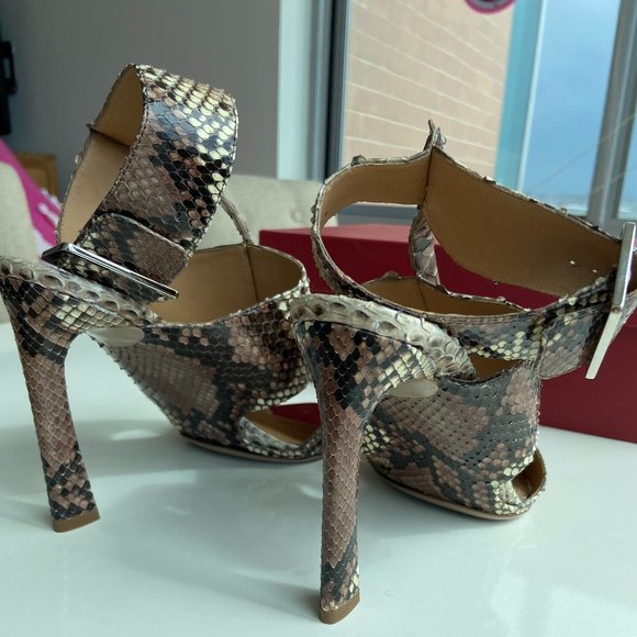 Salvatore Ferragamo Polaris Python Snakeskin mu628 - Picture 7 of 7